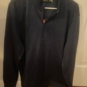 Under Armour Navy Blue Quarter-Zip Pullover